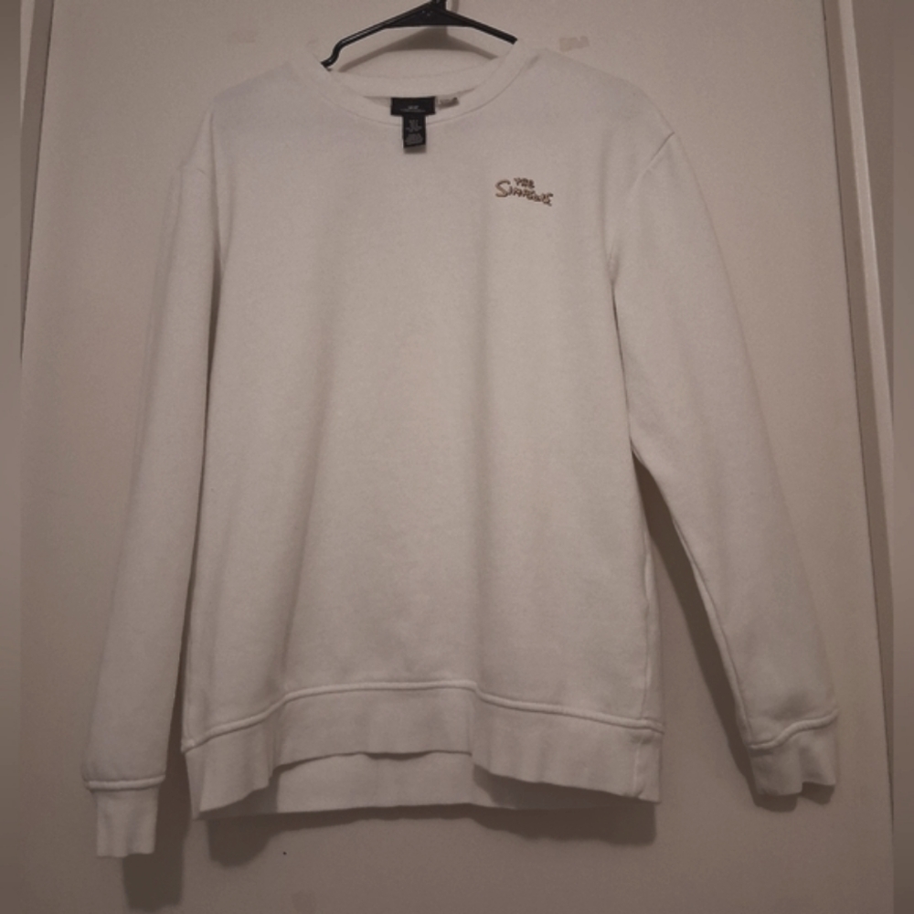 H&M The Simpson's Character Collage Men's White Sweater
